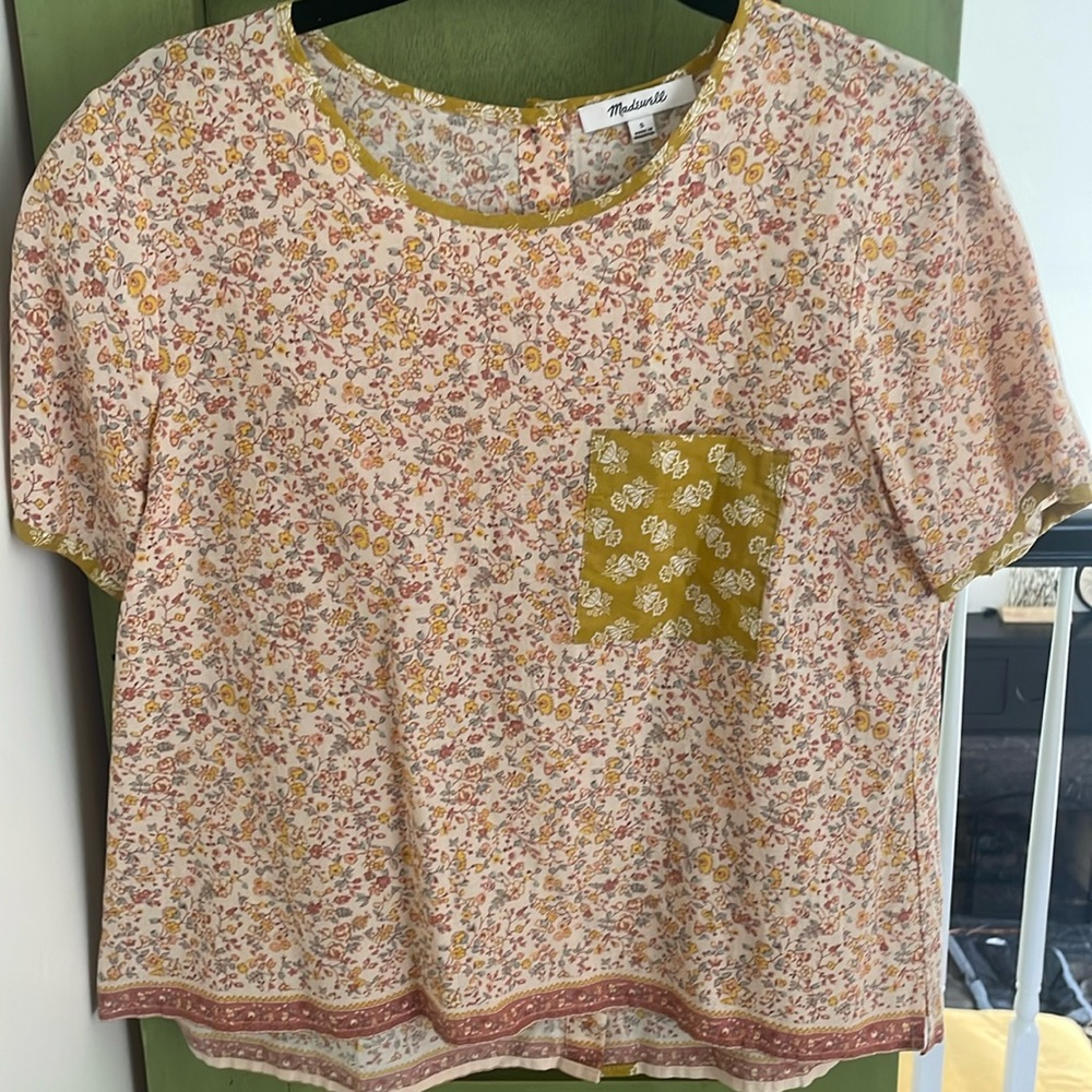 Madewell cotton patterned shirt